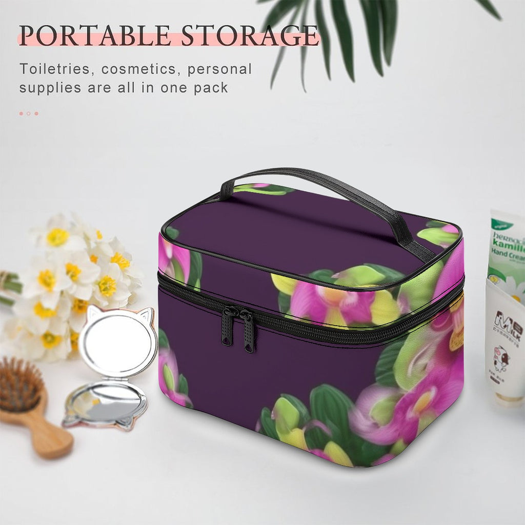 Floral Everyday Essentials Large Capacity Toiletry Bag