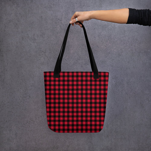Checkered Tote Bag